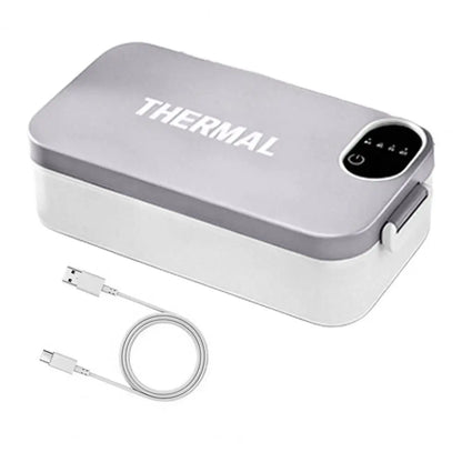 Heated Lunch Box Rechargeable Portable Warmer Portable Electric Lunch Box with Stainless Steel Container for Kids Boys Girls